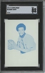 1972 Topps #8 Randy Smith 9 card progressive proof.